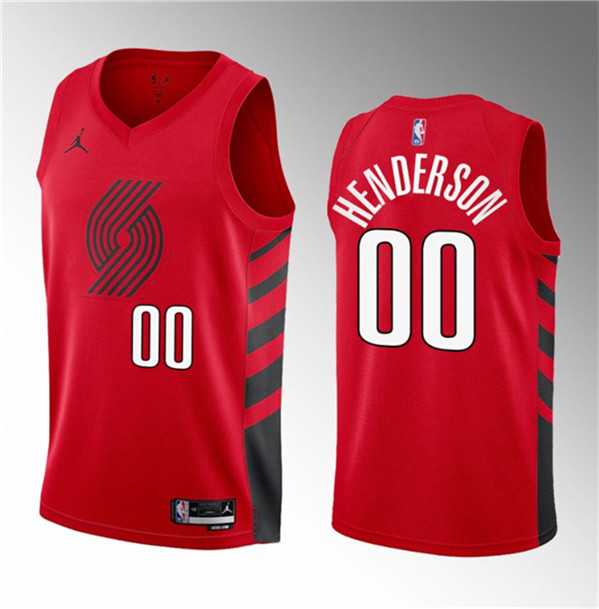 Men's Portland Trail Blazers #00 Scoot Henderson Red 2023 Draft Statement Edition Stitched Basketball Jersey Dzhi ,We sell and wholesale Men's Portland Trail Blazers #00 Scoot Henderson Red 2023 Draft Statement Edition Stitched Basketball Jersey Dzhi  on line form chian!